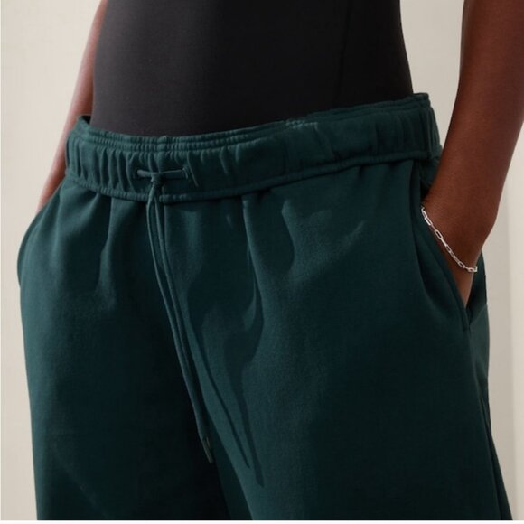Athleta Forever Fleece Jogger, Cypress size Small Tall - Picture 3 of 10